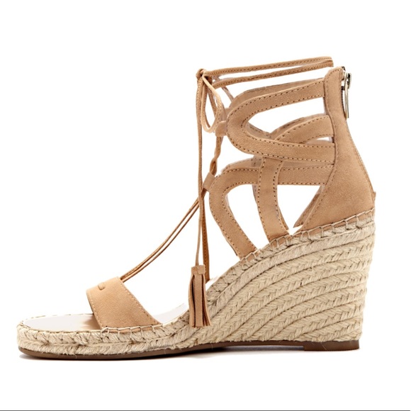 Vince Camuto Size 9 Tannon Espadrille Wedge Sandal - Picture 3 of 8